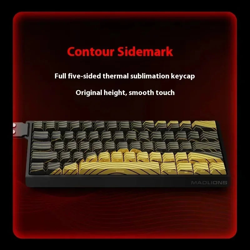 MADLIONS MAD 60/68HE Wired Magnetic Keyboard Gaming Keyboard Hot Swappable Fast Trigger Custom Low Latency Gaming Keyboard