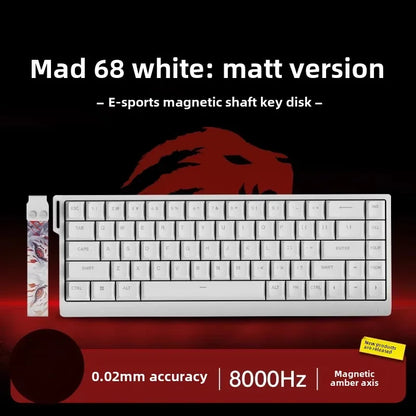MADLIONS MAD 60/68HE Wired Magnetic Keyboard Gaming Keyboard Hot Swappable Fast Trigger Custom Low Latency Gaming Keyboard