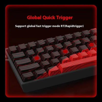 MADLIONS MAD 60/68HE Wired Magnetic Keyboard Gaming Keyboard Hot Swappable Fast Trigger Custom Low Latency Gaming Keyboard